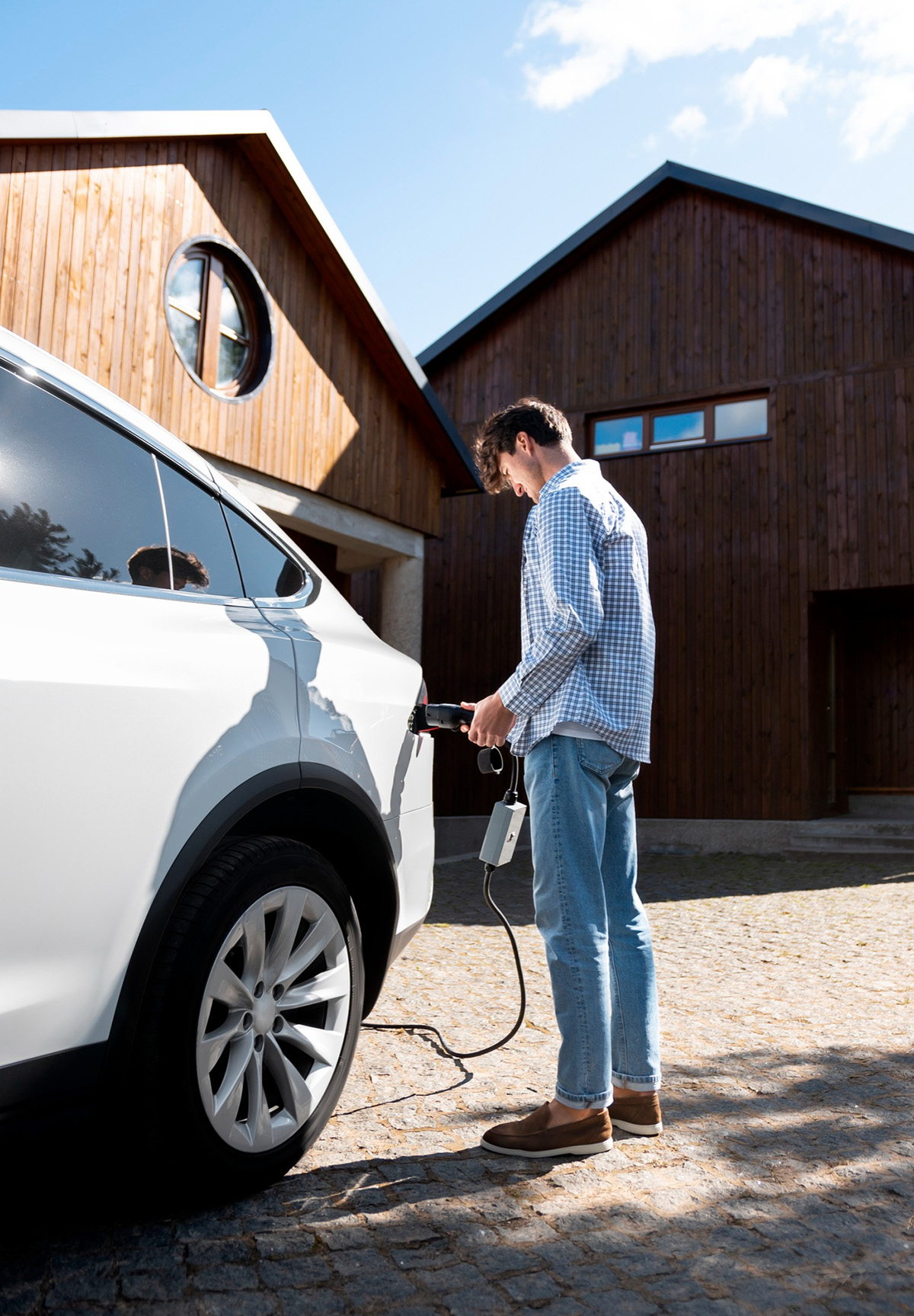 EV charging station installation