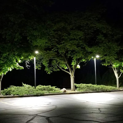 library parking lot light
