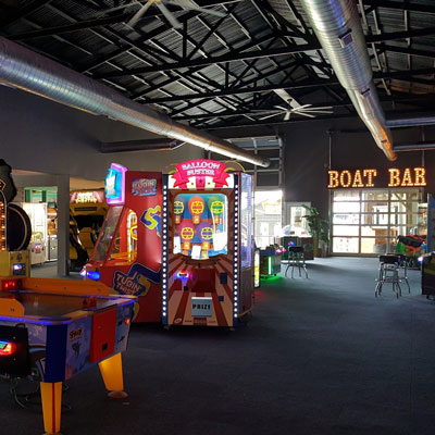 electric work inside of Zao Island arcade